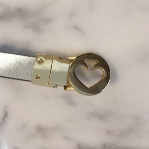 Reversible Kate Spade Tan/Gold Belt NWOT